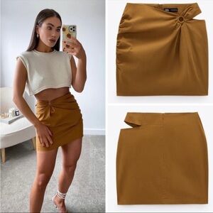 Zara cut-out mini skirt size S